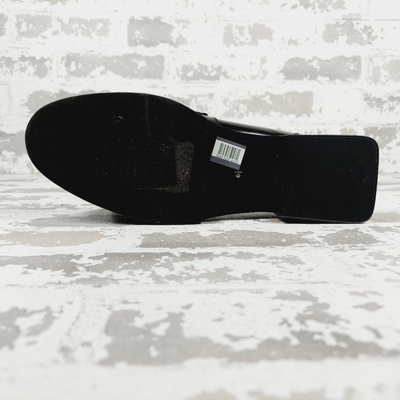 NEW Charles David Delusion Platform In Black Leather Old Money Loafers M851 - Picture 8 of 12